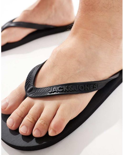 Jack & Jones Blue Logo Flip Flop for men