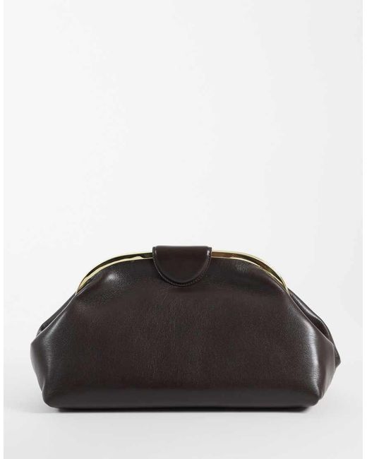 Mango Black Pouch Clutch Purse