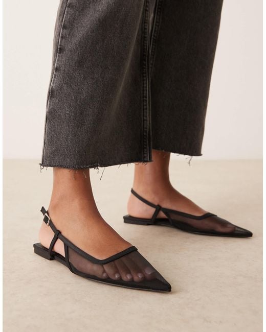 ASOS Black Lorraine Slingback Ballet