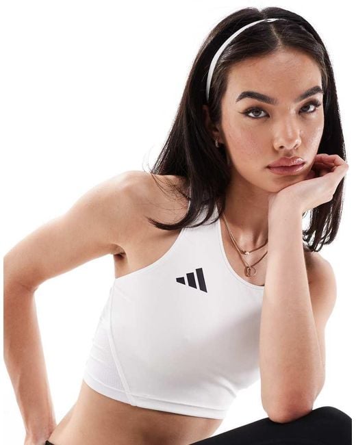 Adidas Originals White Adidas Training Elastic Headband 3 Pack