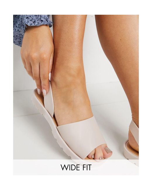 london rebel flat jelly shoes