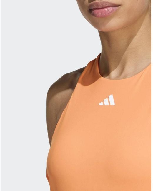 Adidas Originals Orange Tennis Climacool Y-Tank