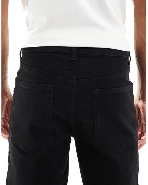 ASOS Gray Stretch Slim Jeans for men