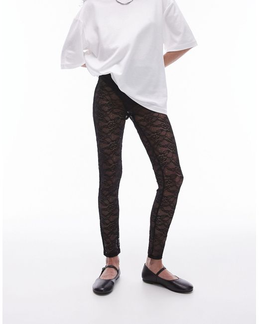 Leggings s TOPSHOP de color Black