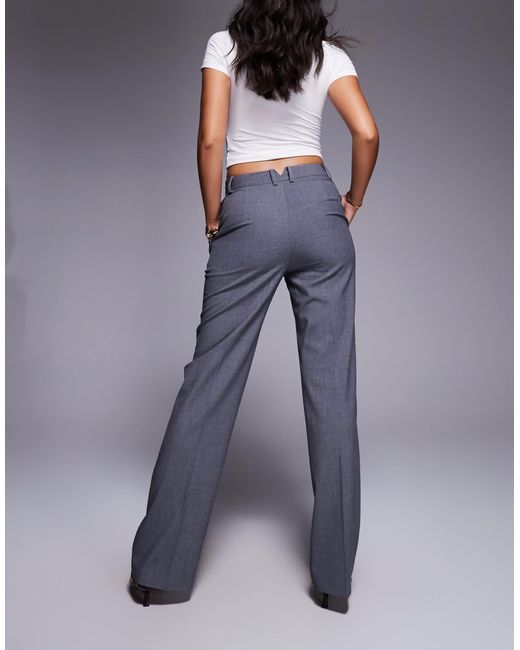 ASOS Blue – elegante, schmal geschnittene hose