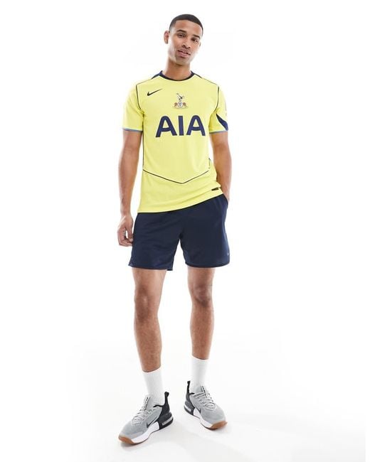 Nike Football Yellow Tottenham Hotspur 2025/26 Dri-fit Third Shirt for men