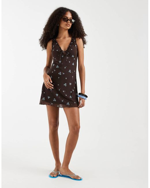 hollister a line dress Hollister - A-Line Mini Dress - Women - Rayon - XL