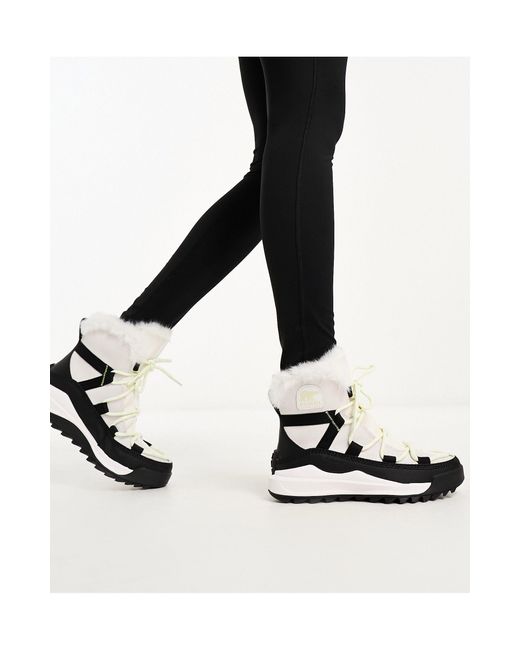 Ona rmx glacy - stivali impermeabili bianchi di Sorel in Black
