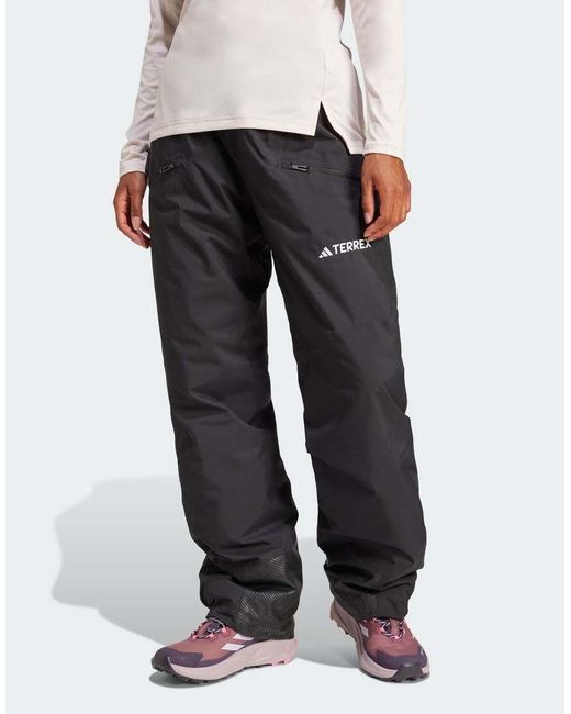 Adidas Black Terrex Multi 2L Rain.Rdy Insulated Pants