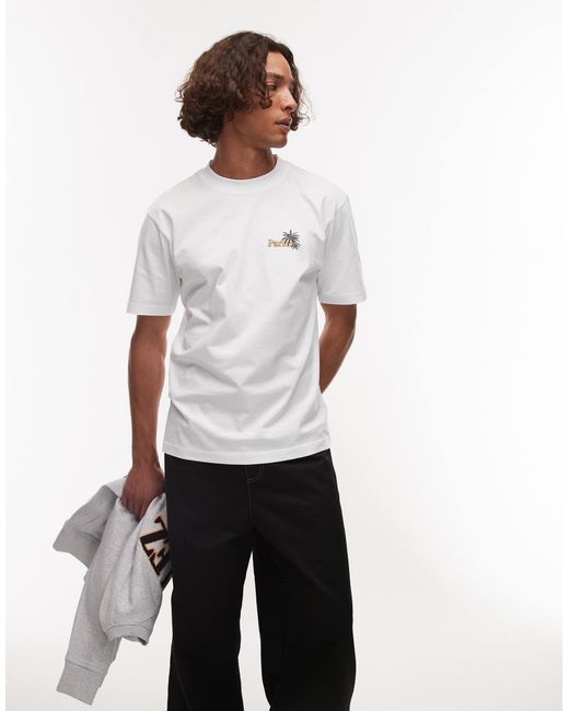 Parlez – occasus – t-shirt in White für Herren
