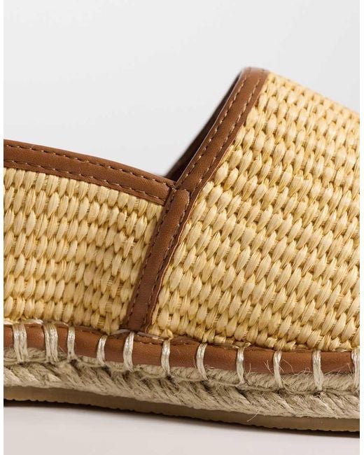 ASOS Natural Espadrilles With Step Down for men