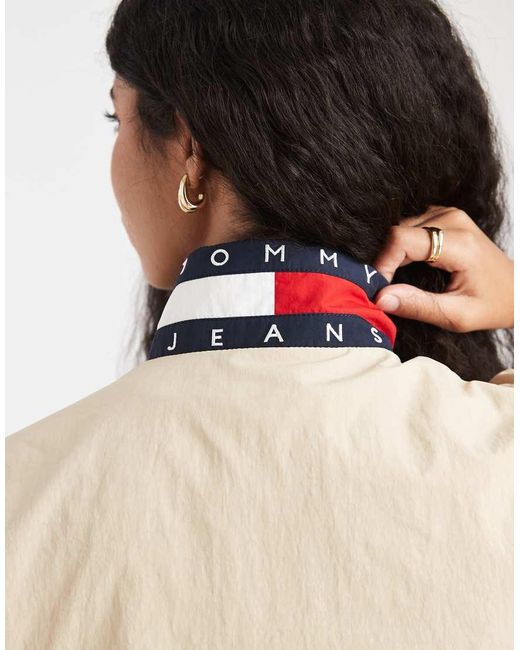 Tommy Hilfiger Blue Essential High Neck Jacket