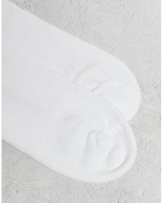 Confezione Da 2 Paia Di Calzini Bianchi Con Cocktail Ricamati di ASOS in White da Uomo