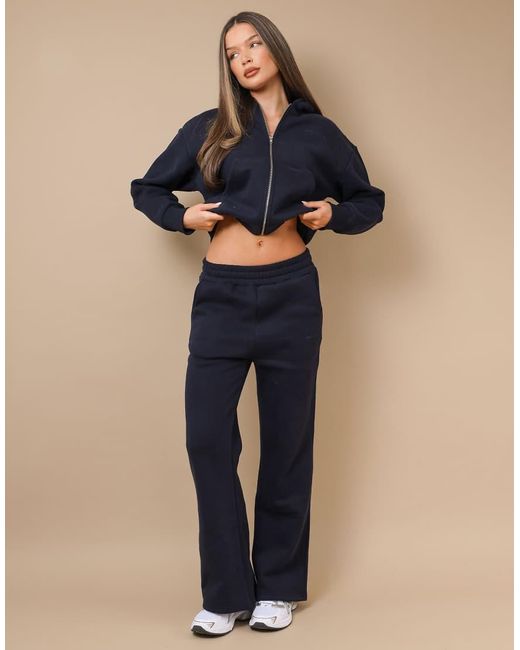 SIMMI Blue Colby Essentials Flared Joggers