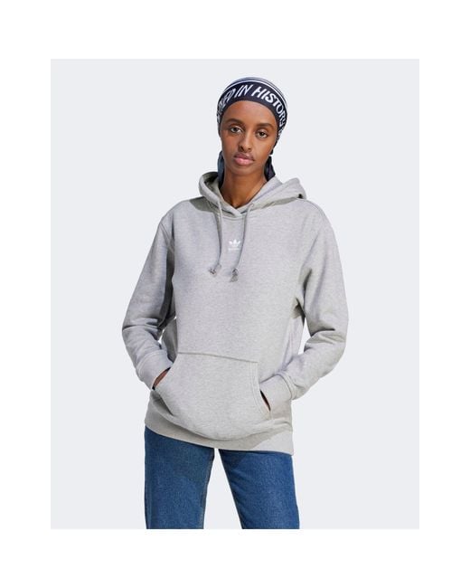 adidas Originals Adicolor Essentials Regular Hoodie in White Lyst UK