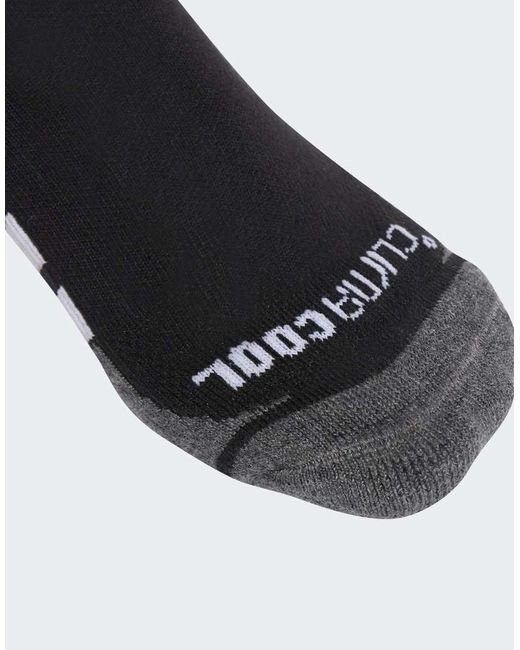 Adidas Originals Black Performance Grip Climacool Cushioned Crew Socks 3 Pairs