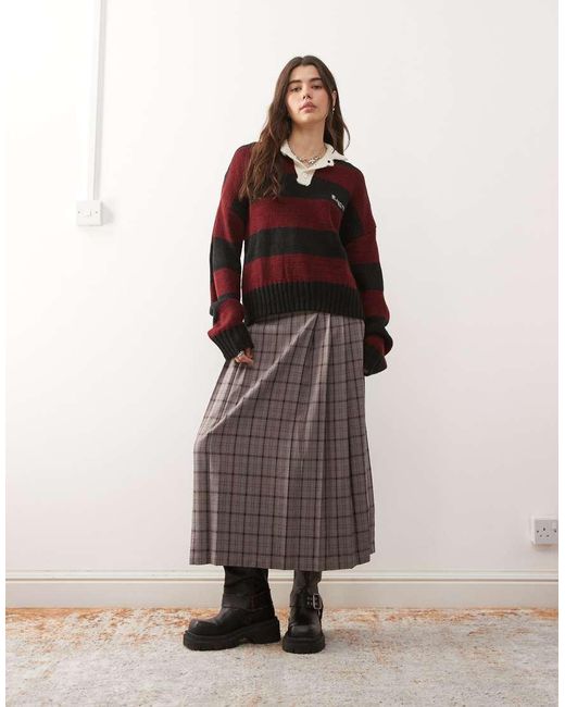 The Ragged Priest Red Trophy Polo Knit