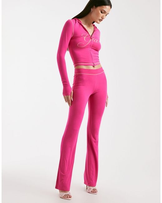 Low-rise Flare Y2K Pants For Women I.AM.GIA Women's Blare Track