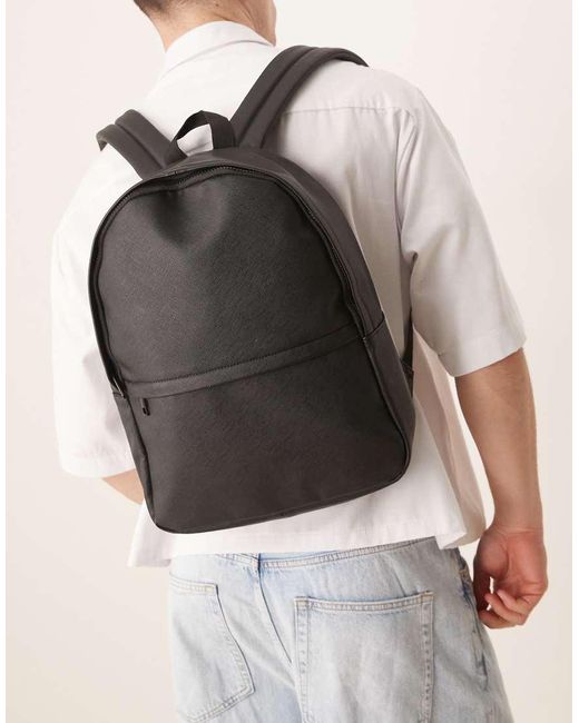 ASOS Gray Smart Backpack for men