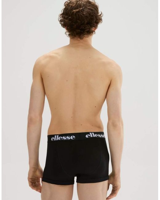 Ellesse Black Barla Trunks (12 Pack) for men