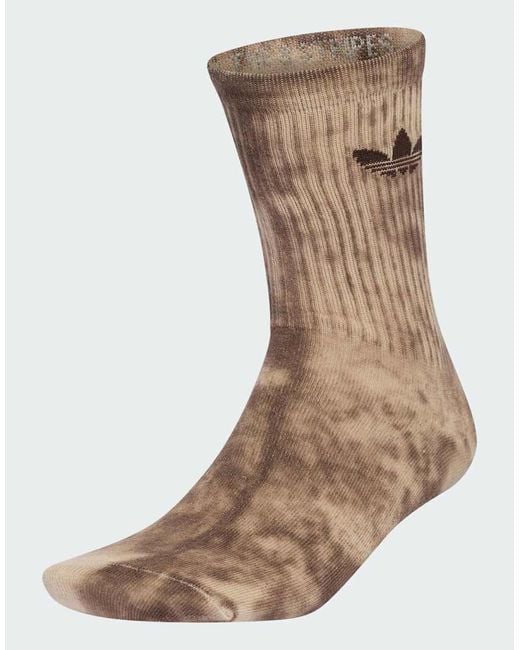 Adidas Originals Natural Tie Dye Crew Socks 3 Pairs