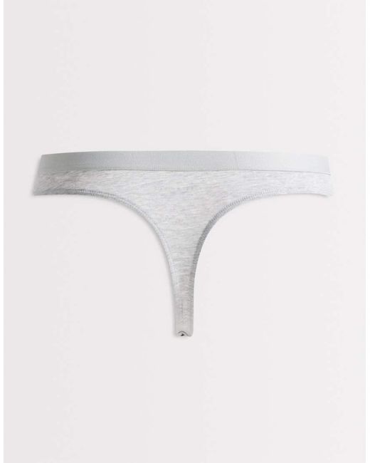 Tommy Hilfiger White Heritage 5 Pack Lingerie Thongs