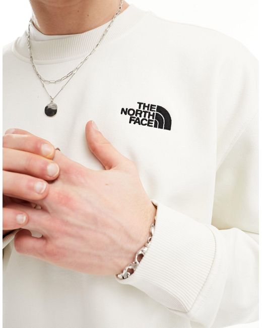 Essential - felpa oversize di The North Face in White da Uomo