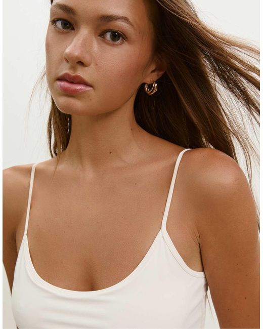 Stradivarius White – tanktop