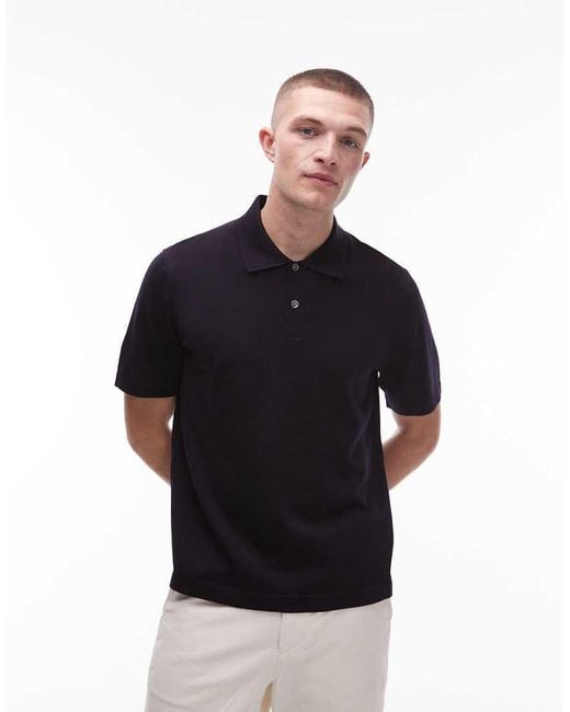 Polo A Maniche Corte di ARKET in Blue da Uomo
