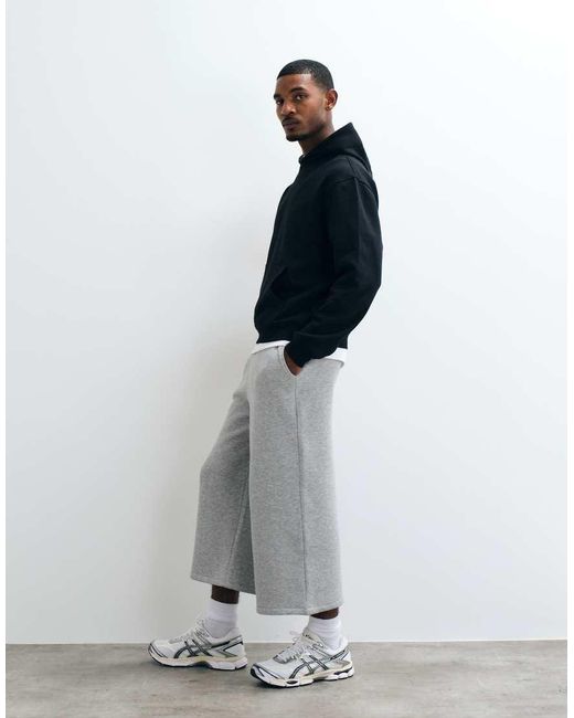 ASOS Black Essentials Boxy Hoodie for men