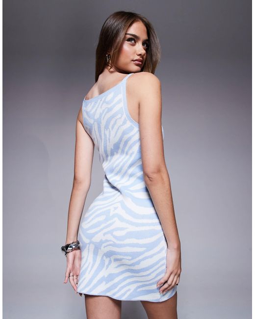 ASOS Gray – kurzes strickkleid