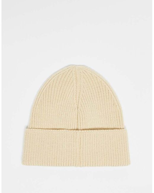 Hunter Natural Unisex Ribbed Beanie