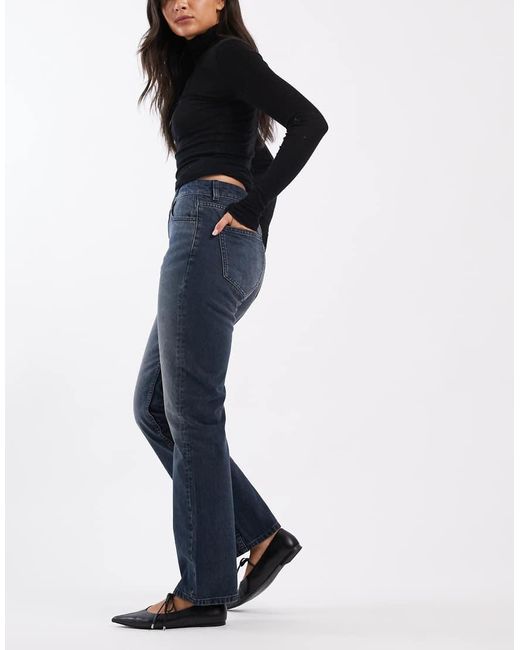 ASOS Blue 90s Straight Jeans