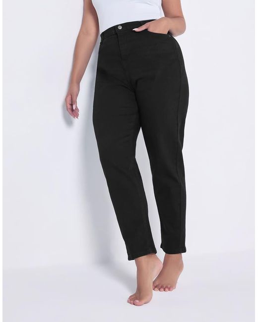 Yours Clothing White Mom Jeans