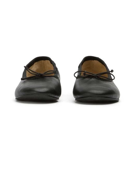 Tony Bianco Black Chelsea Round Toe Ballet Flats