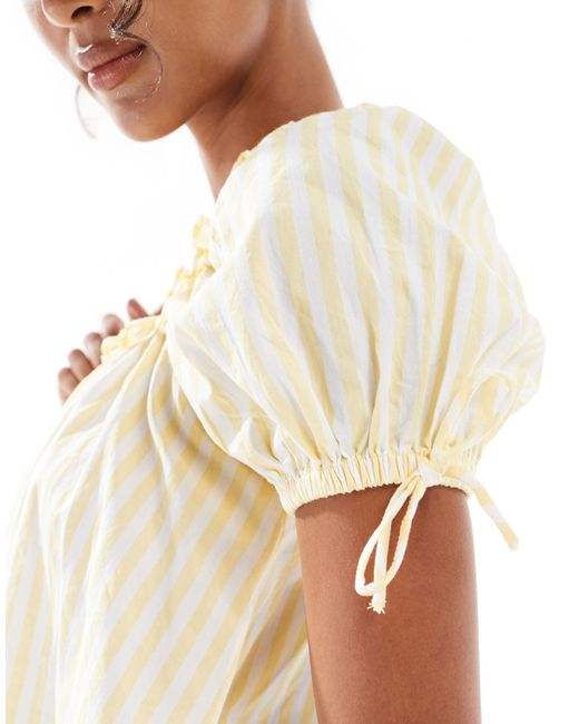 New Look White – popeline-minikleid