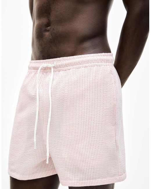 Short Pull&Bear pour homme en coloris Pink