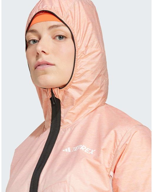 Adidas Originals White – terrex xperior light – jacke mit windweave-technologie