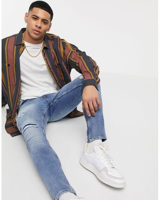 asos striped long sleeve top
