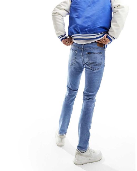 Vaqueros De Corte Tapered Slim Con Luke De -Azul Lee Jeans de hombre de color Blue