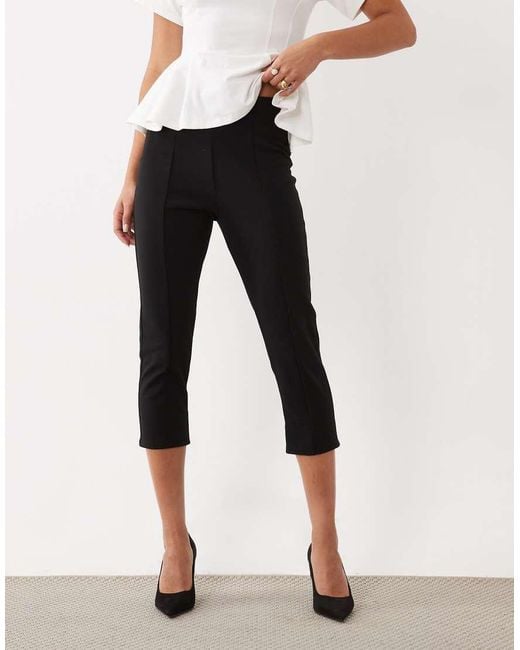 ASOS White Sculpting Longline Capri Trousers