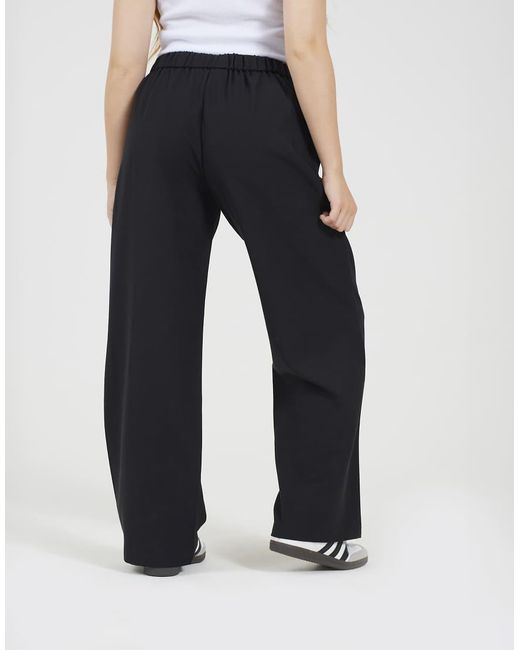 Brave Soul Blue High Waisted Wide Leg Trousers