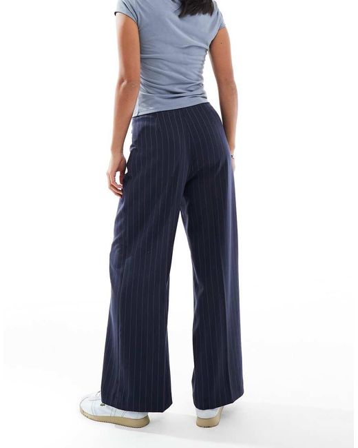 Miss Selfridge Blue Tailored High Waisted Trouser
