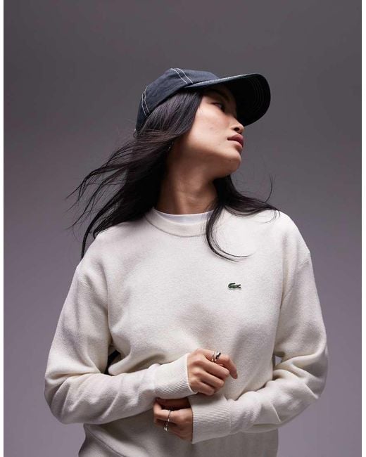 Lacoste Gray Knit Jumper