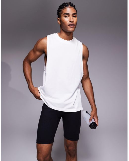 4505 Purple Yoga Soft Touch Training Half Tight With Drawstring Waist for men