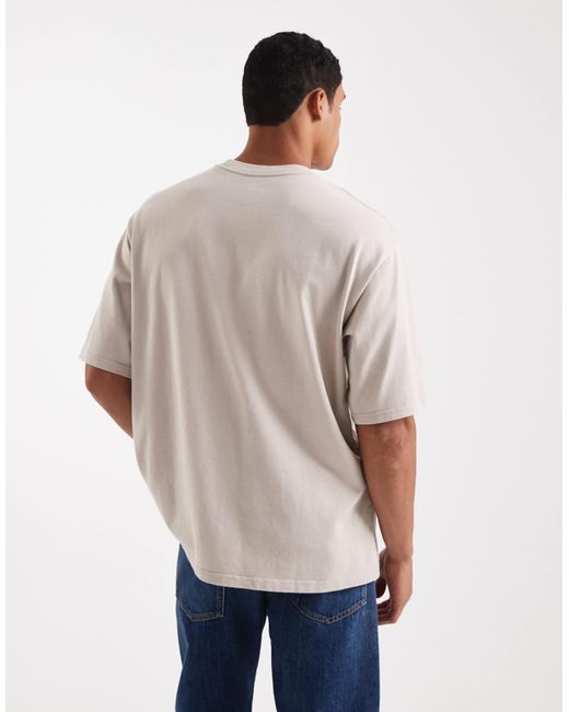 Levi's Natural Vintage Batwing Logo Oversized Half Sleeve T-shirt for men