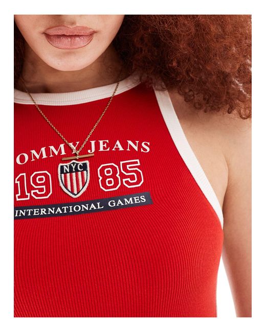 Tommy Hilfiger Red International Games Mini Dress