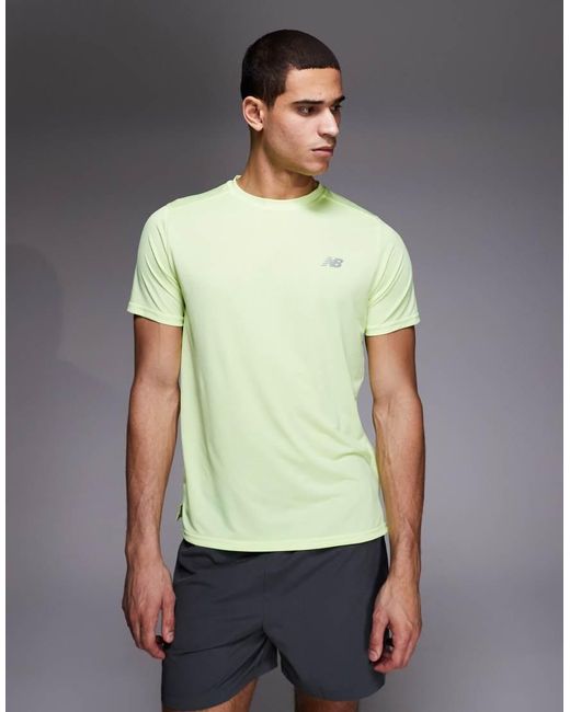 New Balance Green Sport Essentials T-shirt for men