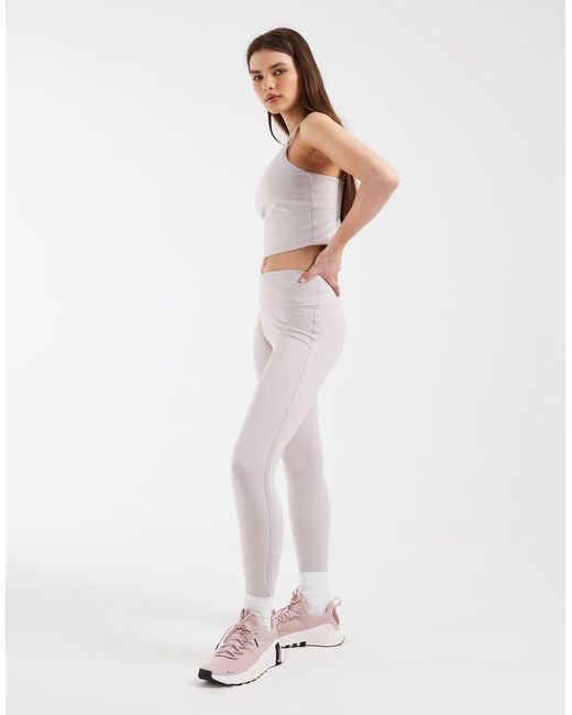 Nike Pink One Dri-Fit Wrap Waist Leggings