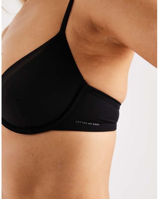 Cotton On Black Basic Ultimate Comfort Bra